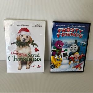 Frosty Friends & The Dog Who Saved Christmas DVD’s